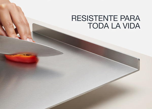 Tabla acero inoxidable